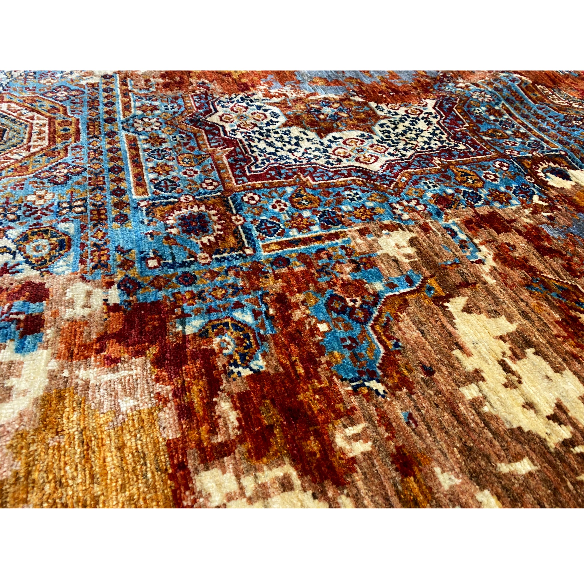 Handgeknüpfter Runder Mamluk Teppich 153x152 cm - German Carpet Shop