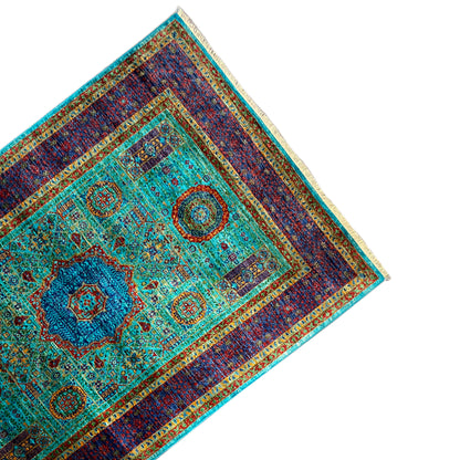 Handgeknüpfter Mamluk Teppich 188x129 cm - German Carpet Shop