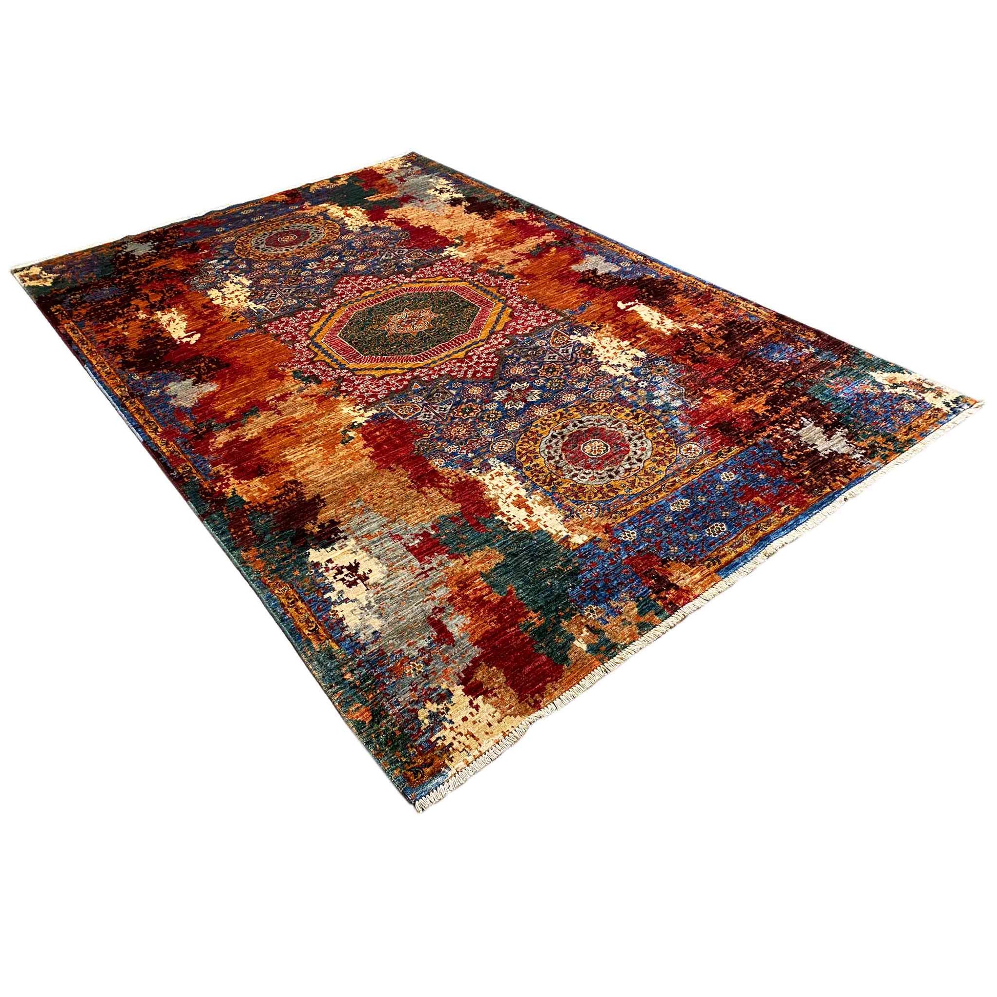 Handgeknüpfter Mamluk Teppich 301x204 cm - German Carpet Shop