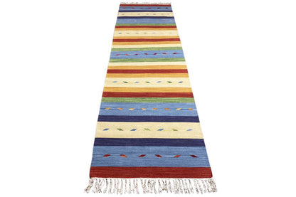 Moderner Kelim Läufer Teppich - Samak (80x300 cm) - German Carpet Shop