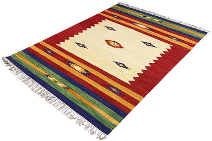Moderner Kelim Teppich - Samak (140X200 cm) - German Carpet Shop