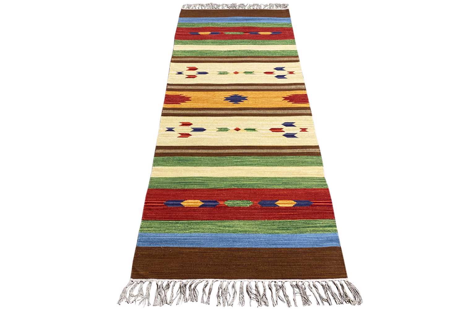 Moderner Kelim Teppich - Samak (80x200 cm) - German Carpet Shop
