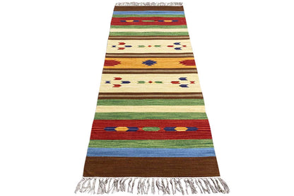 Moderner Kelim Teppich - Samak (80x200 cm) - German Carpet Shop