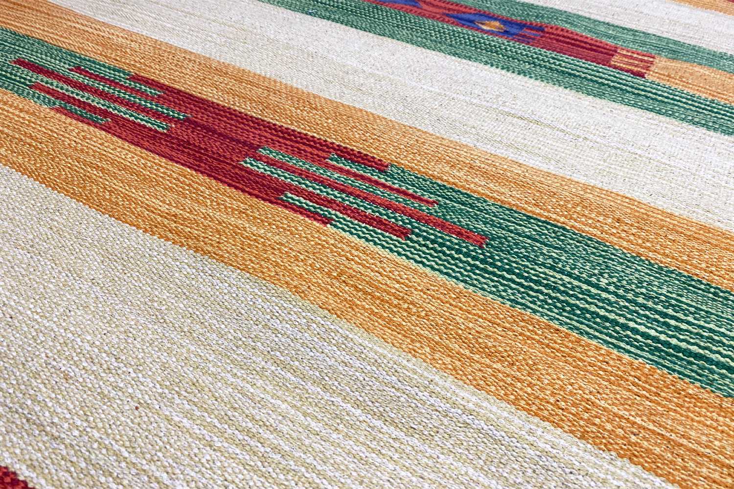 Moderner Kelim Läufer Teppich - Samak (80x300 cm) - German Carpet Shop