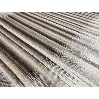 Moderner Grauer Kelim Dhurrie - 160x230 cm - German Carpet Shop