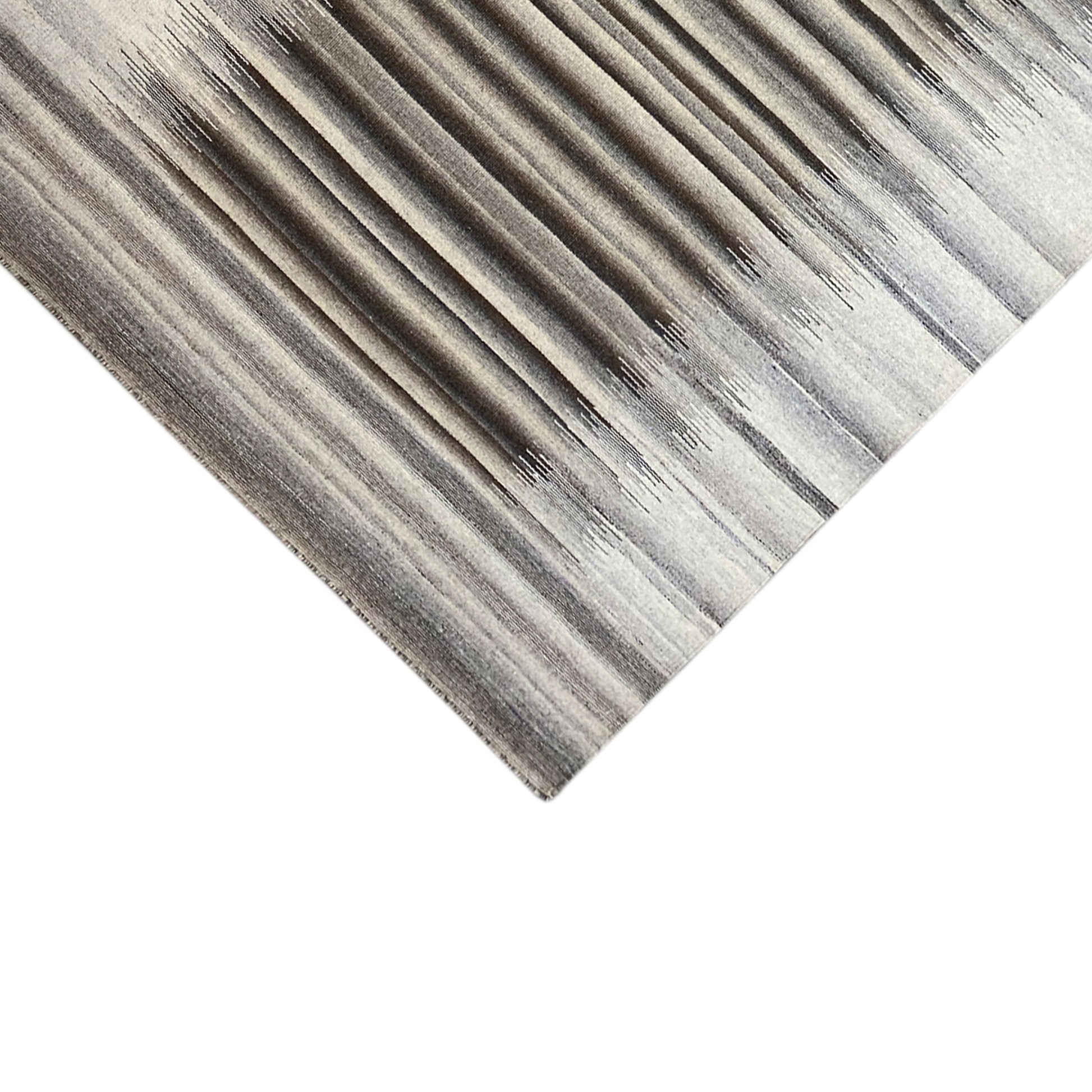 Moderner Grauer Kelim Dhurrie - 160x230 cm - German Carpet Shop