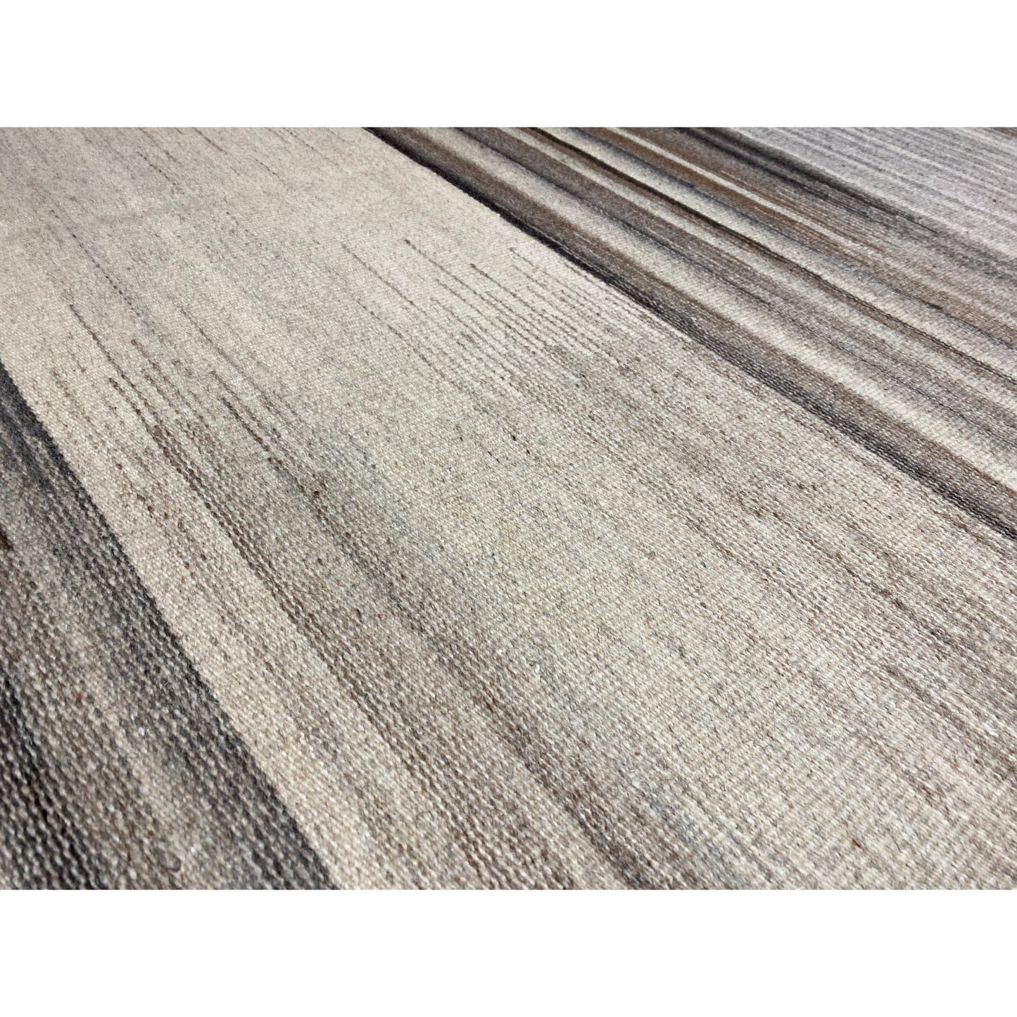 Moderner Kelim Teppich Beige – Streifenoptik 230x160 cm - German Carpet Shop