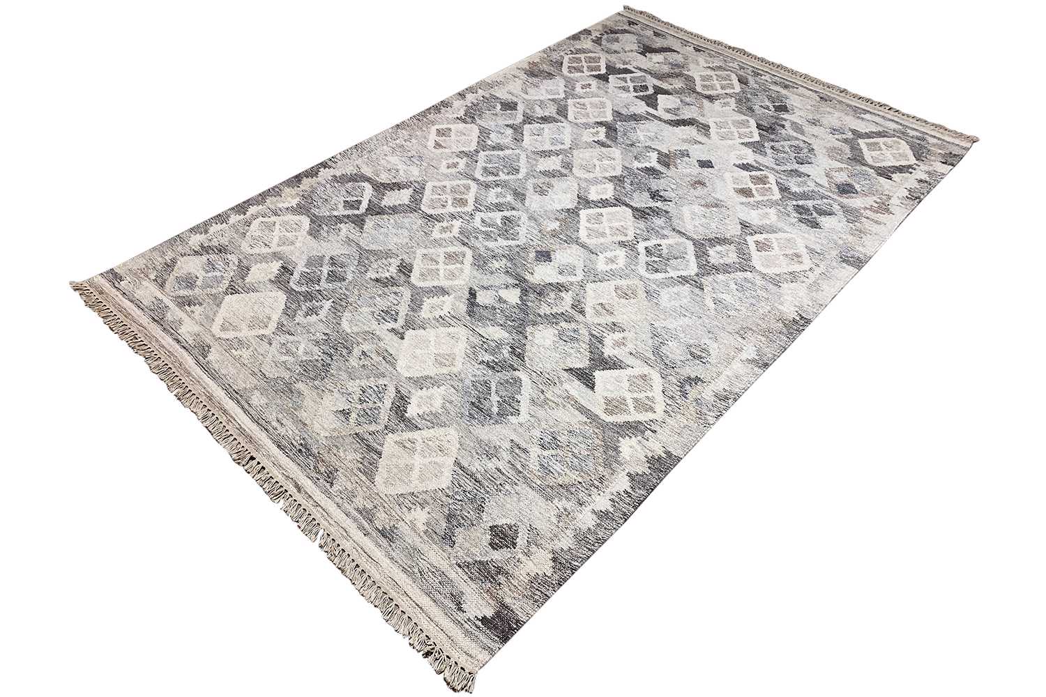 Moderne Kelim - Dhurrie - (242x154 cm) - German Carpet Shop