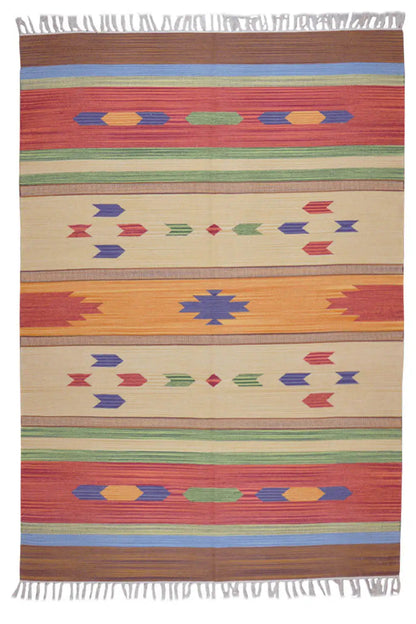 Moderner Kelim - Samak Multicolor - German Carpet Shop