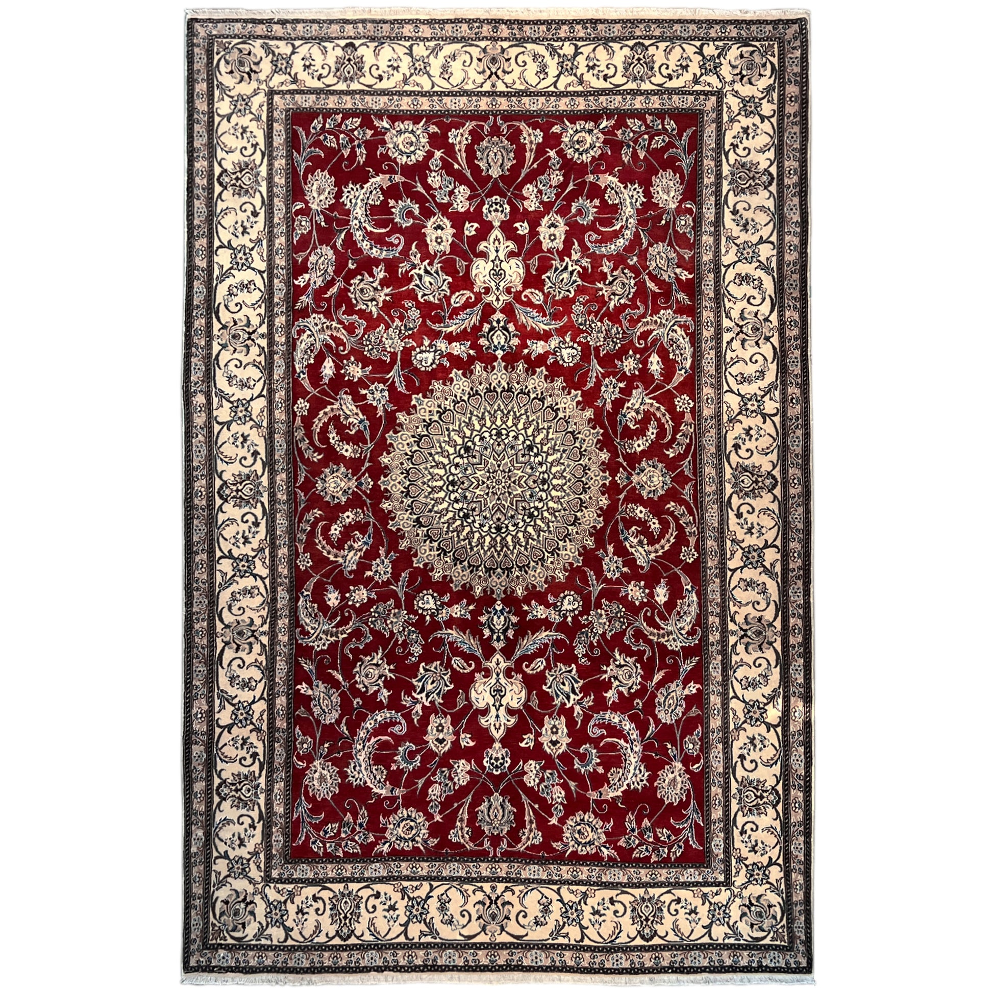  Nain Teppich Wolle 307x203 cm - Premium Nain Teppiche from German Carpet Shop - Just €1090! Shop now at German Carpet Shop
