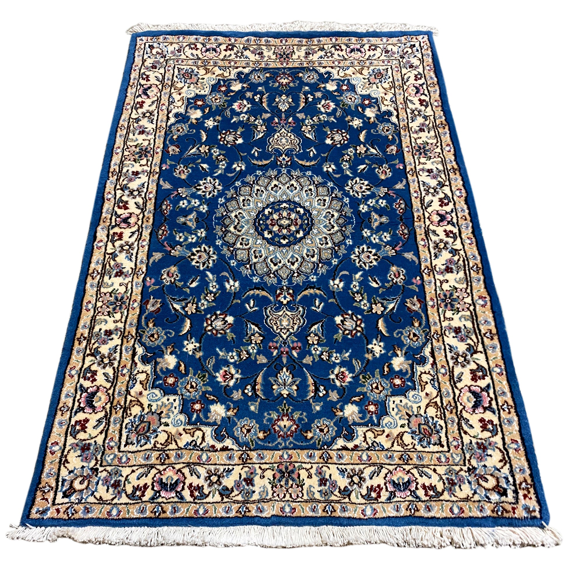 Nain Teppich Blau, 120x77 cm - German Carpet Shop