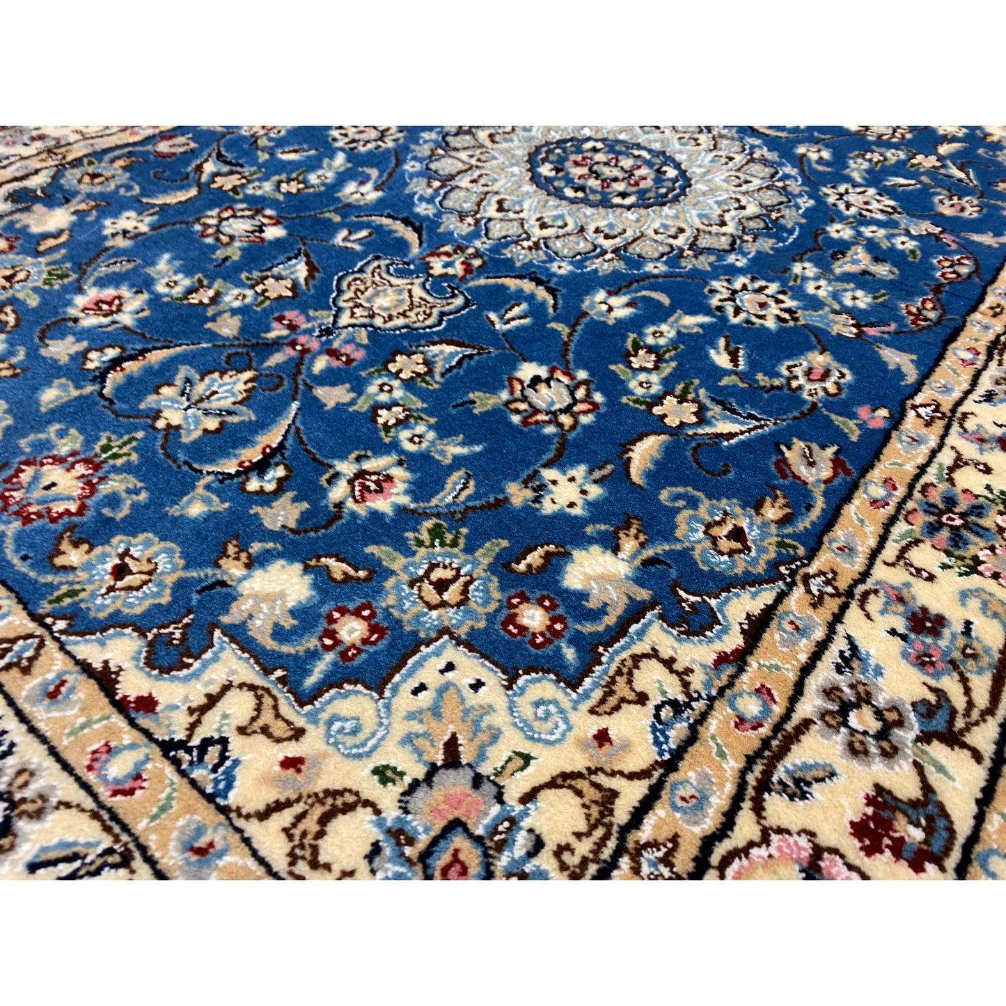 Nain Teppich Blau, 120x77 cm - German Carpet Shop