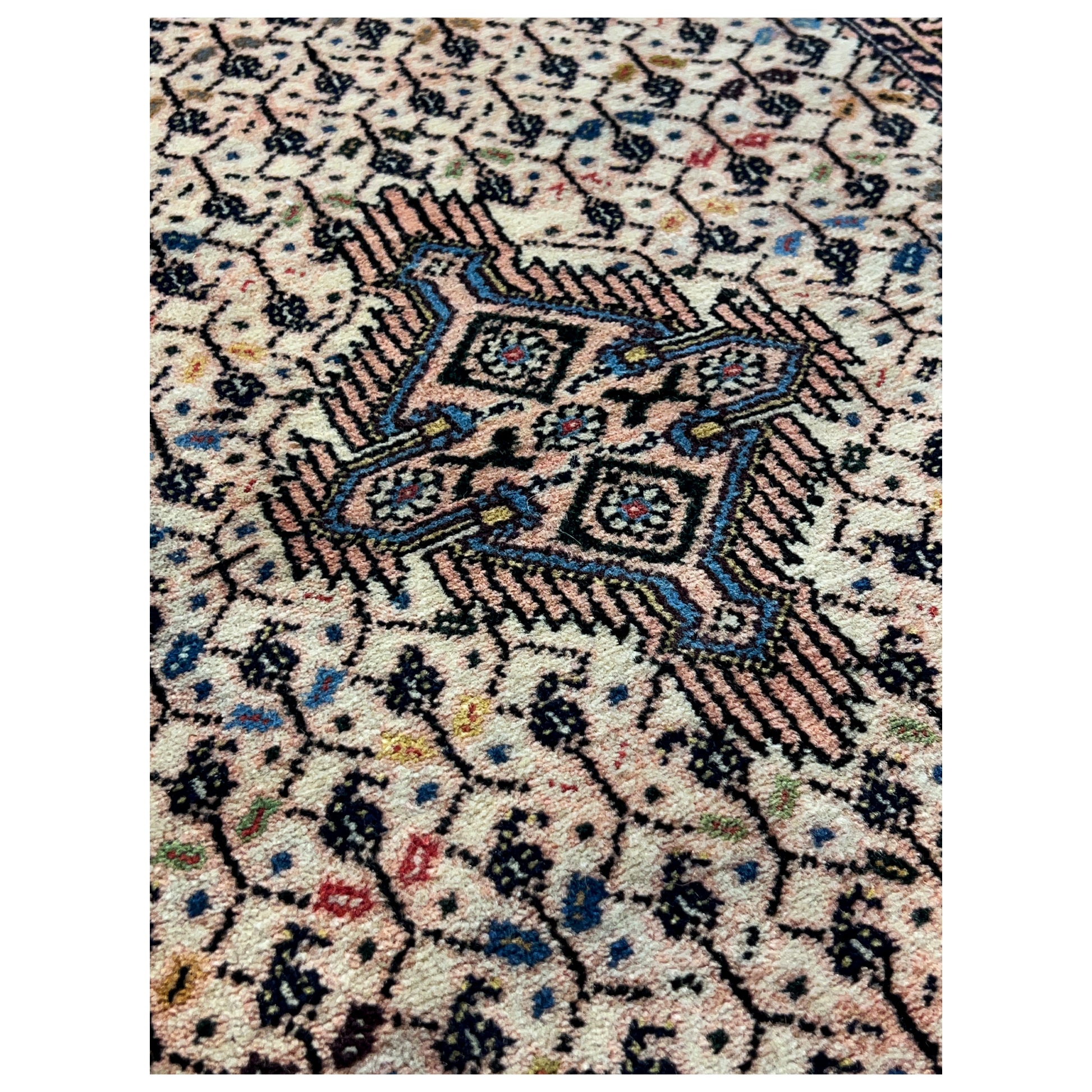  Poshti Teppich, Beige, 92x61cm - Premium Poshti Teppich from German Carpet Shop - Just €199! Shop now at German Carpet Shop