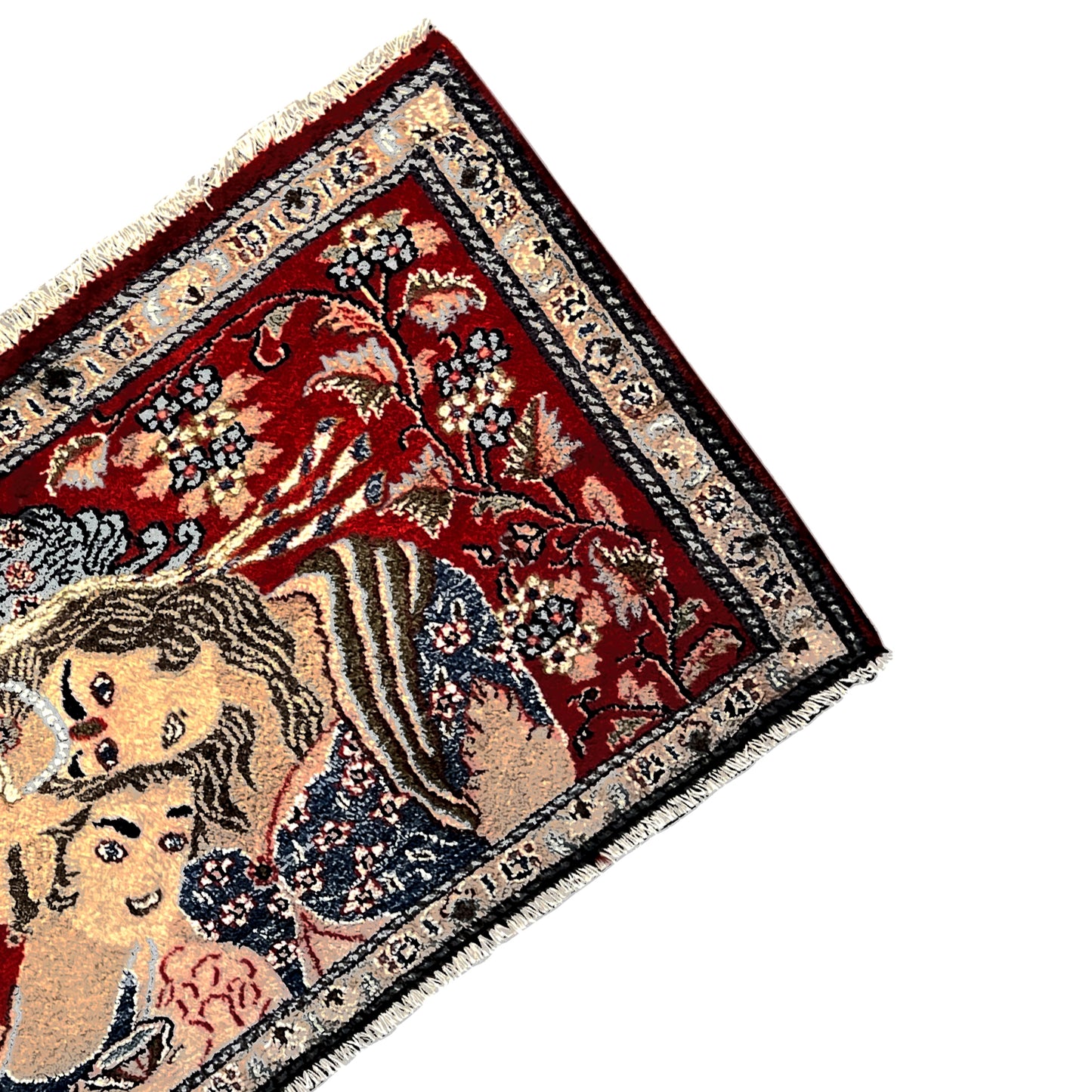  Poshti Teppich Rot, 98x53cm - Premium Poshti Teppich from German Carpet Shop - Just €239! Shop now at German Carpet Shop