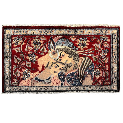  Poshti Teppich Rot, 98x53cm - Premium Poshti Teppich from German Carpet Shop - Just €239! Shop now at German Carpet Shop