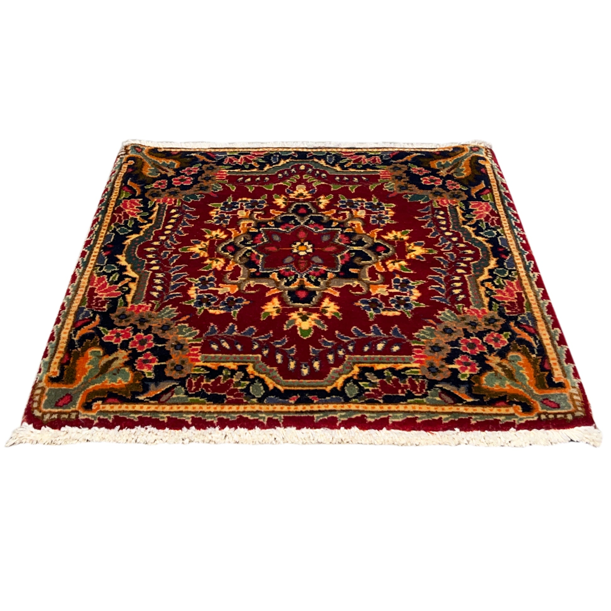  Poshti Teppich, Rot, 64x61 cm - Premium Poshti Teppich from German Carpet Shop - Just €190! Shop now at German Carpet Shop