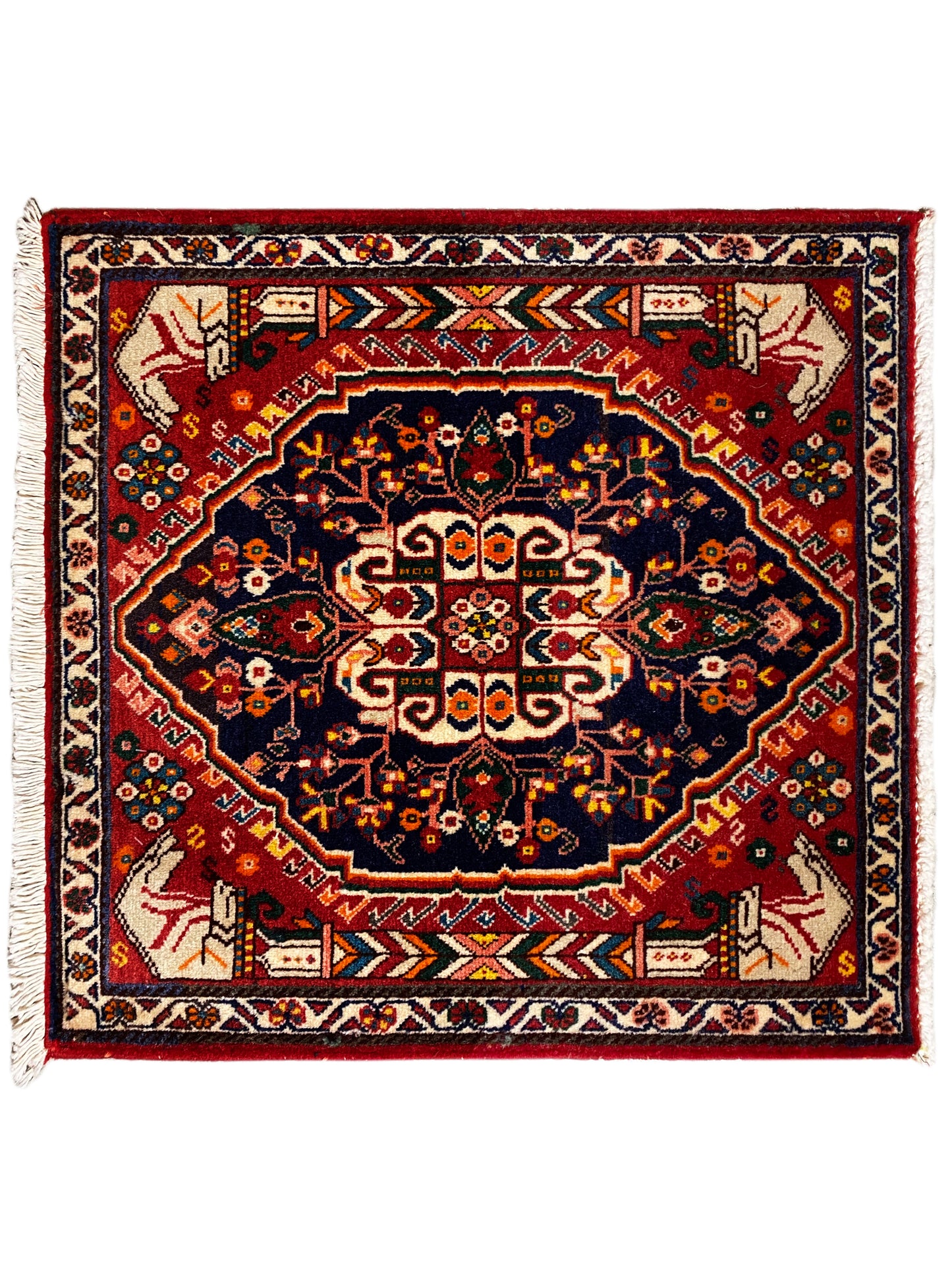 Poshti-Qashqai Teppich - 63x61 cm