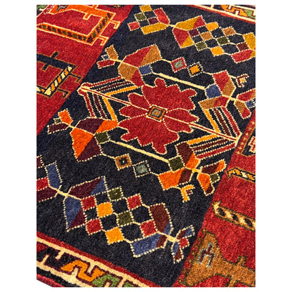  Poshti Teppich, Rot, 51x50 cm - Premium Poshti Teppich from German Carpet Shop - Just €140! Shop now at German Carpet Shop