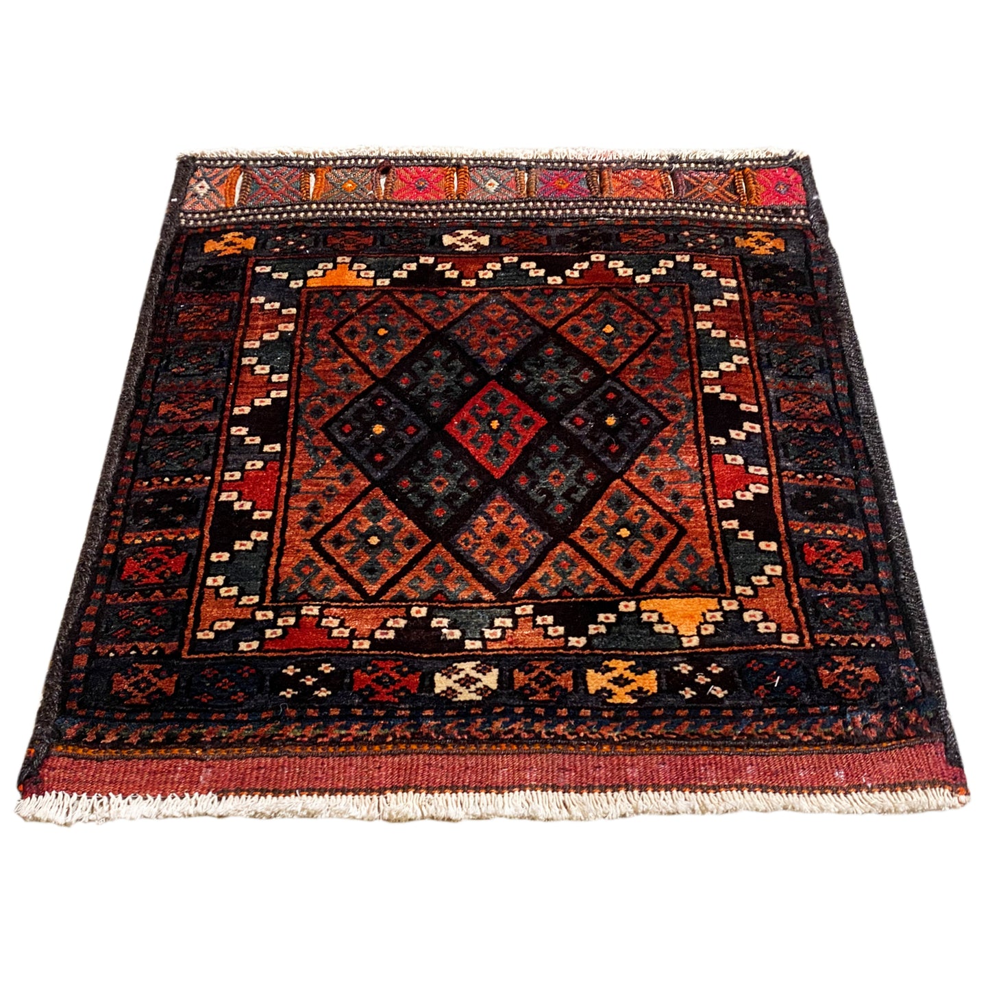 Hamedan Poshti Carpet - 76x72 cm