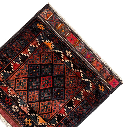 Hamedan Poshti Carpet - 76x72 cm