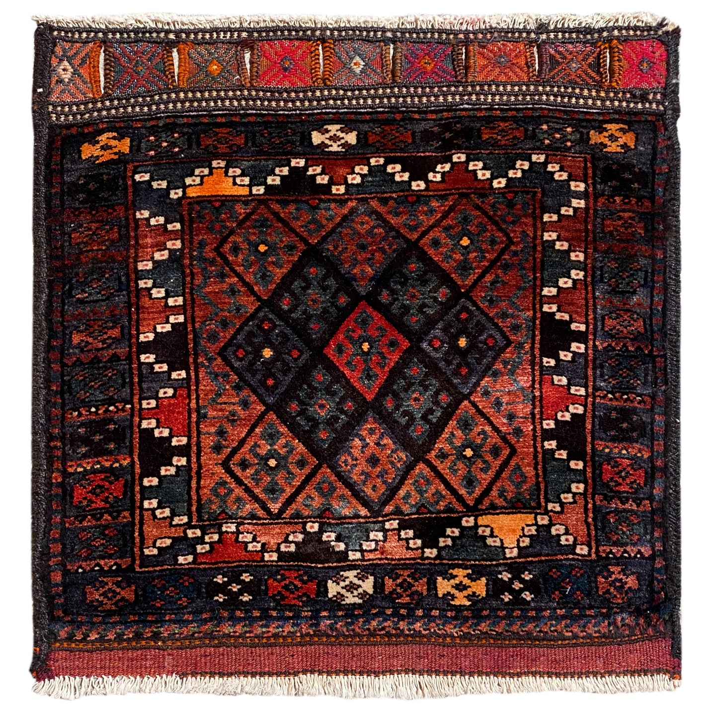 Hamedan Poshti Carpet - 76x72 cm
