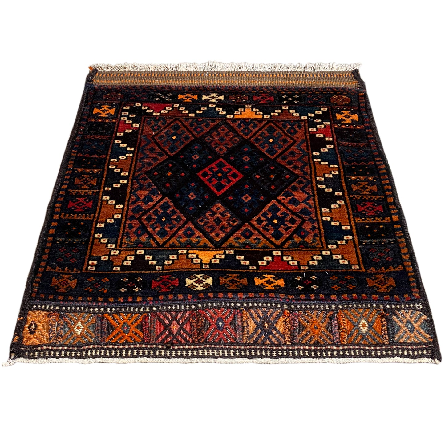 Hamedan Poshti Carpet - 82x72 cm
