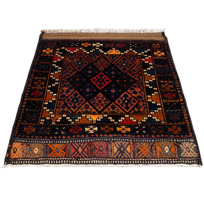 Hamedan Poshti Carpet - 82x72 cm