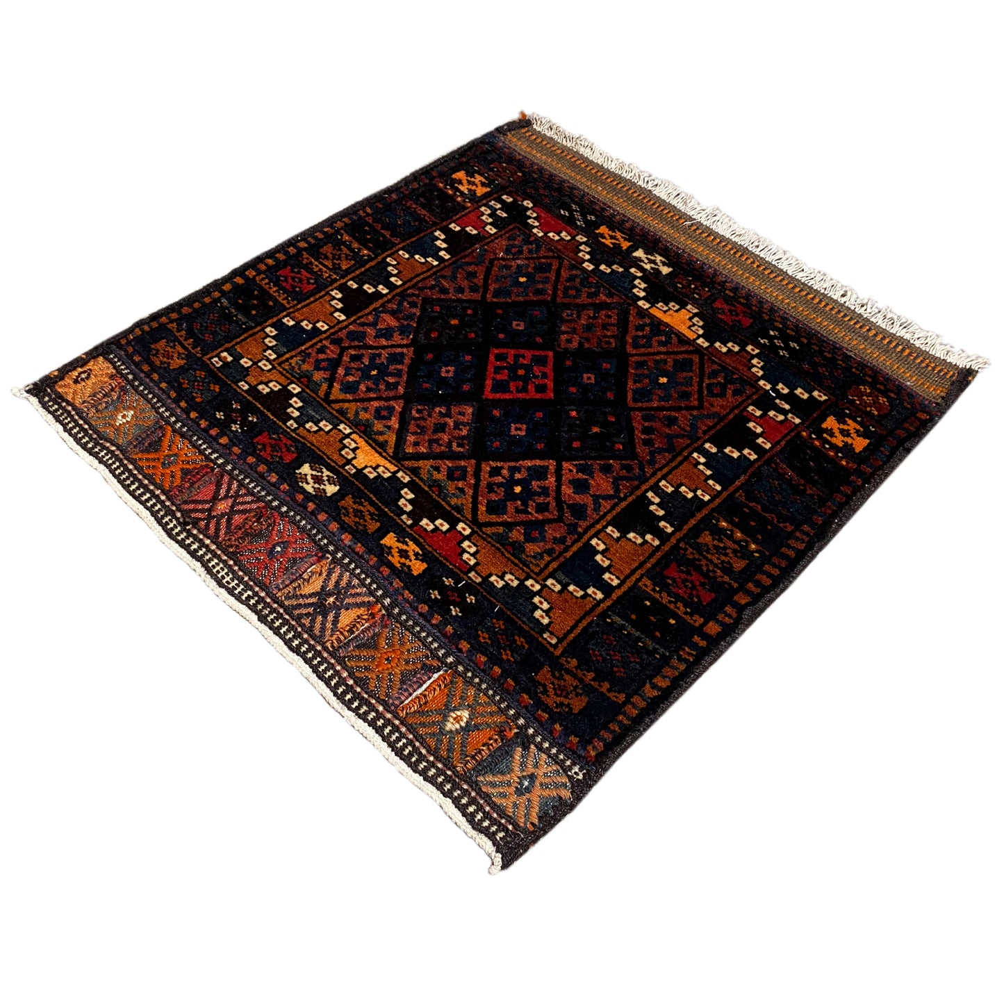 Hamedan Poshti Carpet - 82x72 cm