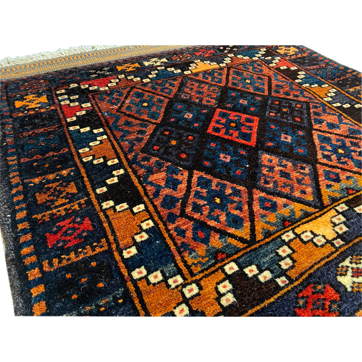 Hamedan Poshti Carpet - 82x72 cm