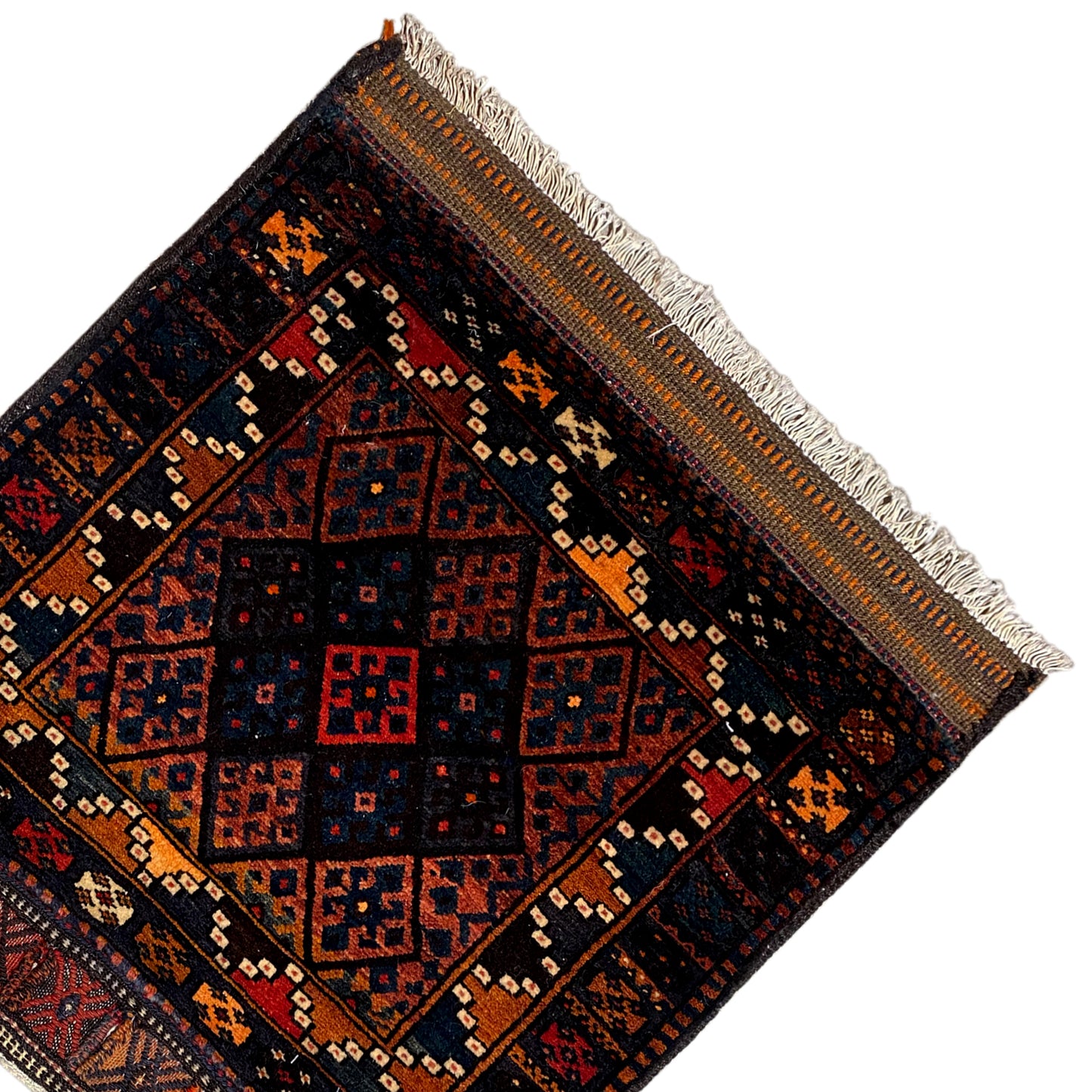 Hamedan Poshti Carpet - 82x72 cm