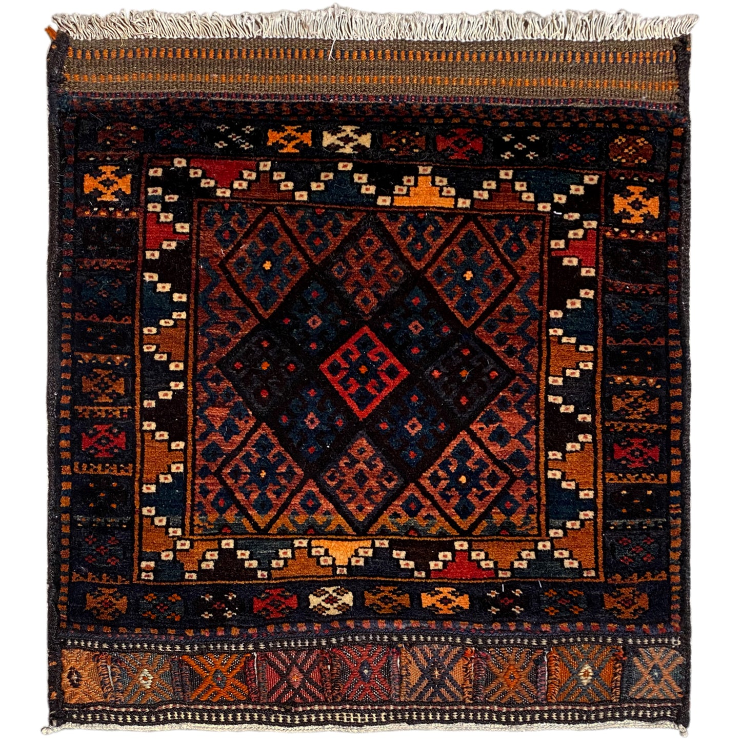 Hamedan Poshti Carpet - 82x72 cm