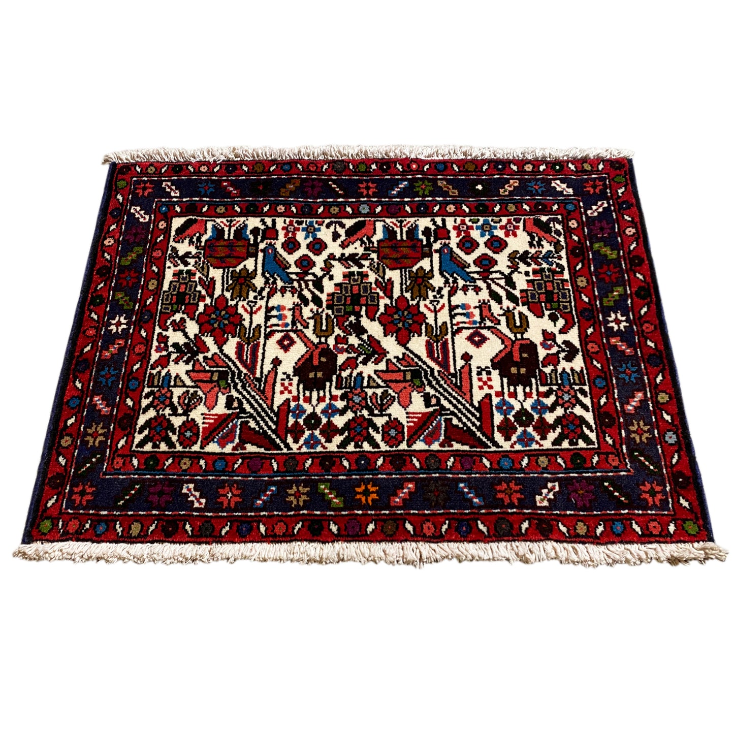 Hamedan Poshti Carpet - 62x88 cm