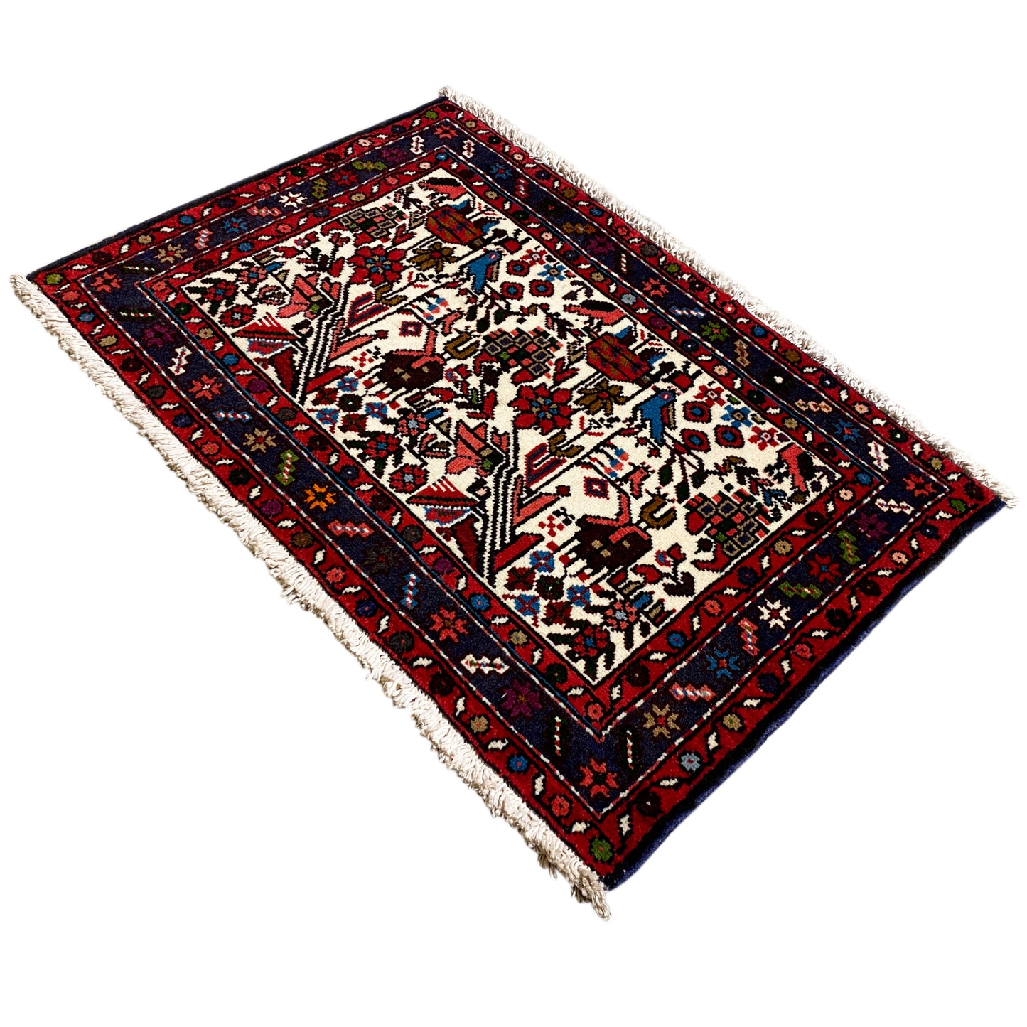 Hamedan Poshti Carpet - 62x88 cm