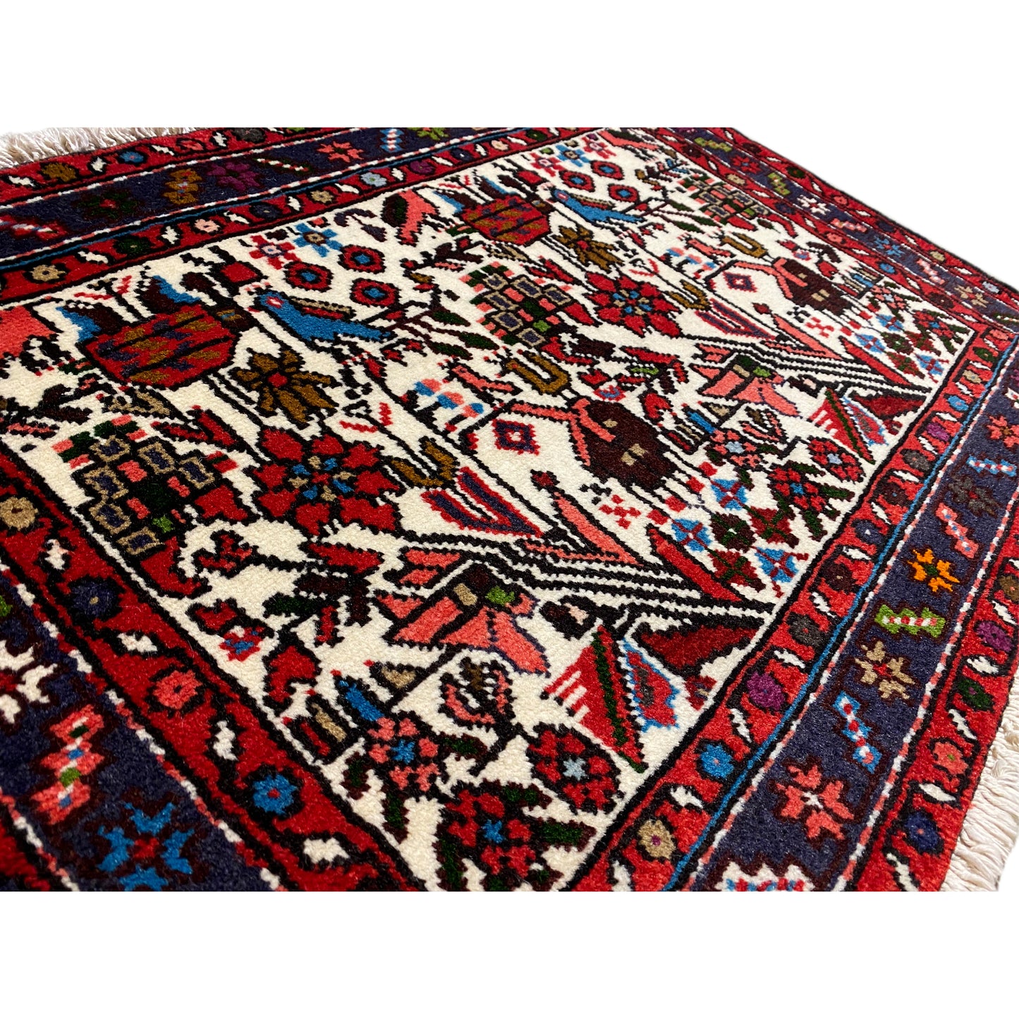 Hamedan Poshti Carpet - 62x88 cm