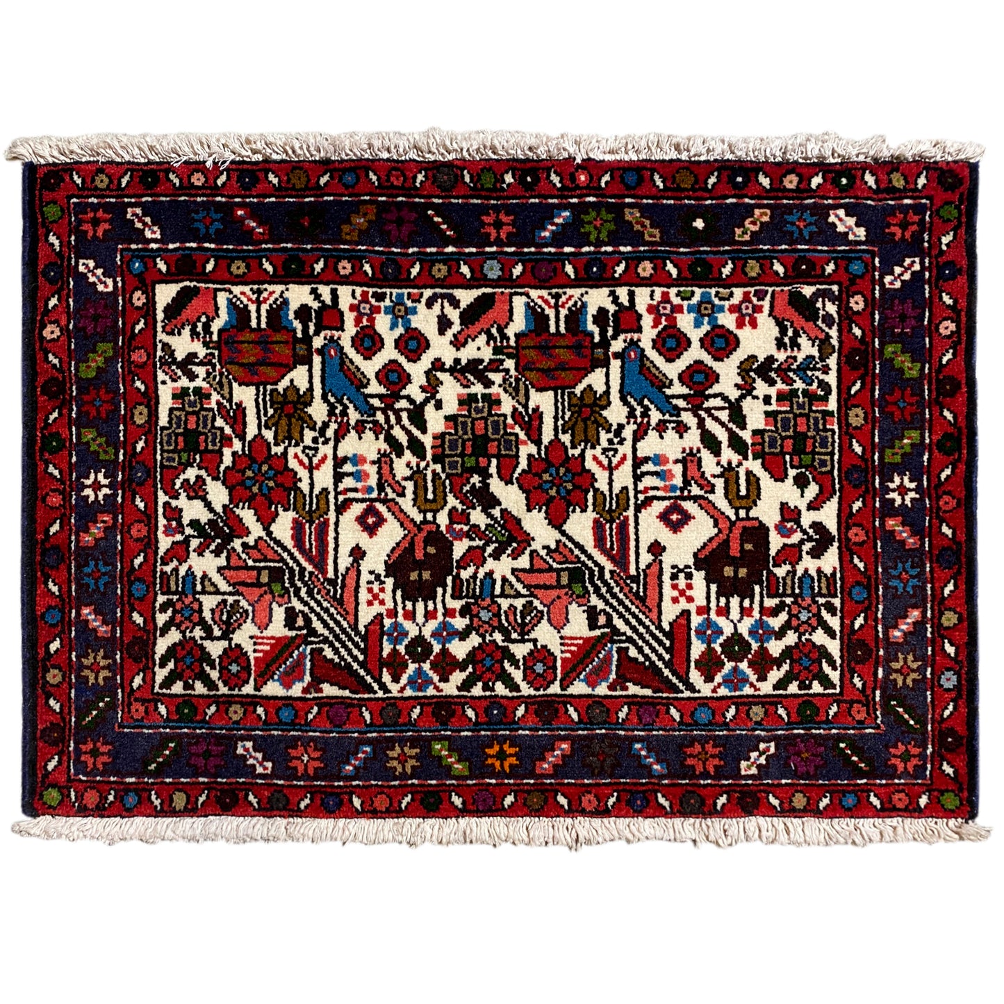 Hamedan Poshti Carpet - 62x88 cm