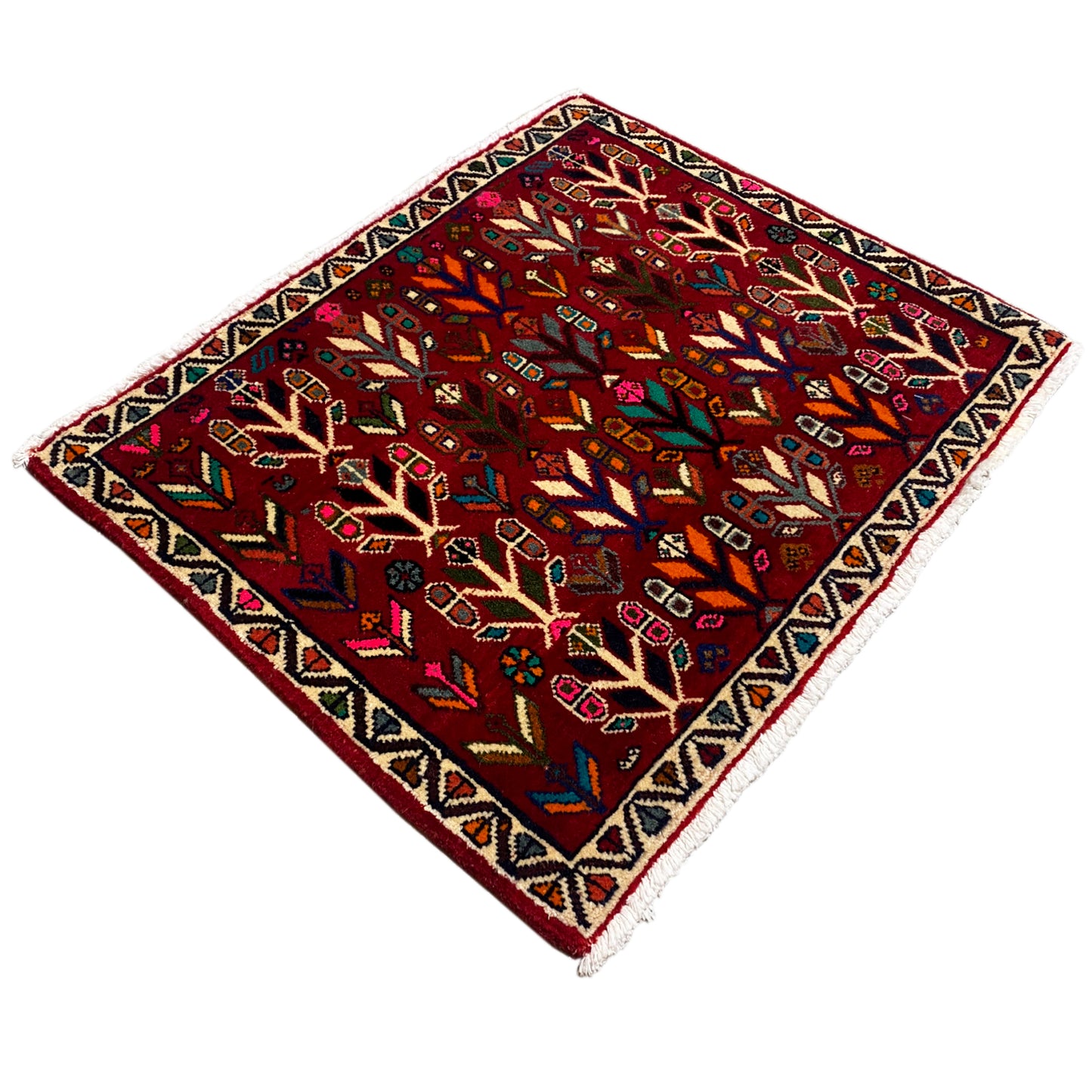 Poshti Carpet, Red - 69x58 cm