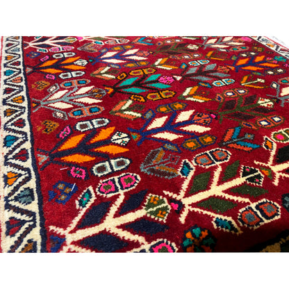 Poshti Carpet, Red - 69x58 cm
