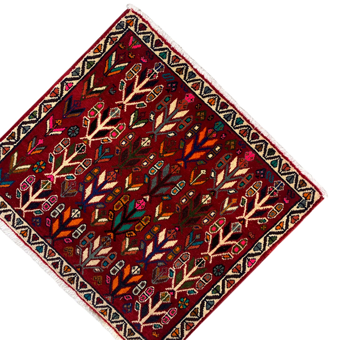 Poshti Carpet, Red - 69x58 cm