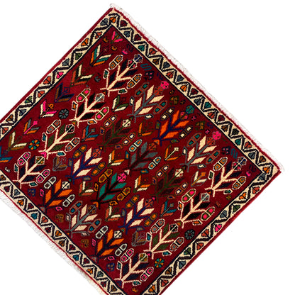 Poshti Carpet, Red - 69x58 cm
