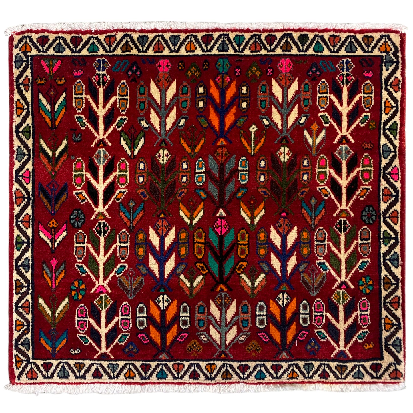 Poshti Carpet, Red - 69x58 cm