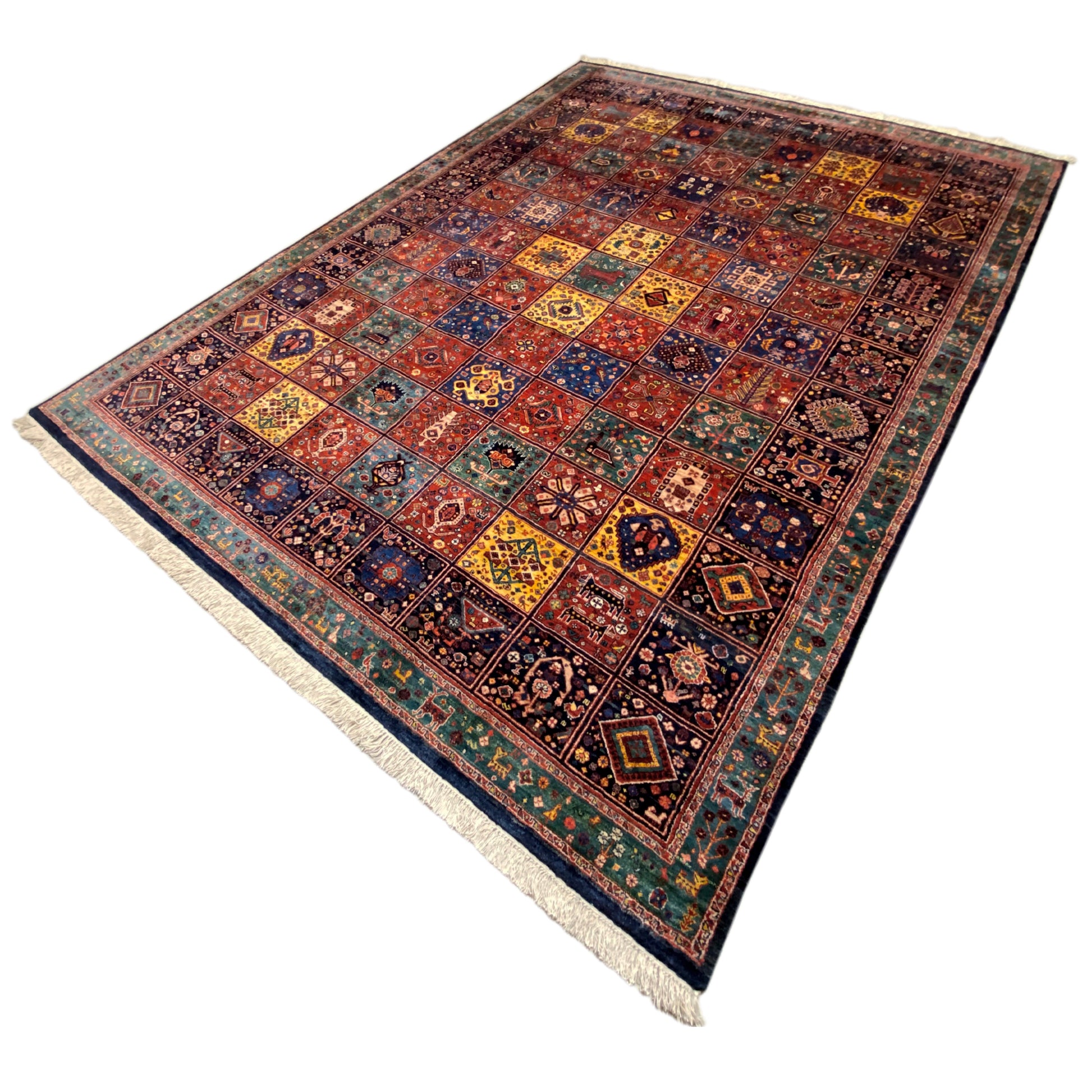 Qashqai Teppich Exklusiv 344x255 cm - German Carpet Shop