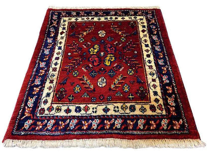  Qashqai Exklusiv (57x52 cm) - Premium Teppich from German Carpet Shop - Just €225! Shop now at German Carpet Shop