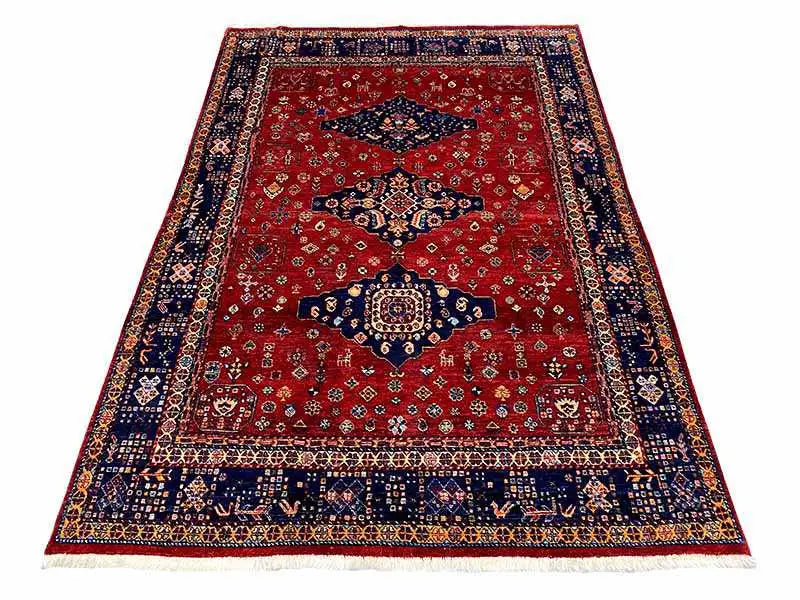  Qashqai Exklusiv 201614 - (188x130 cm) - Premium Teppich from German Carpet Shop - Just €1190! Shop now at German Carpet Shop