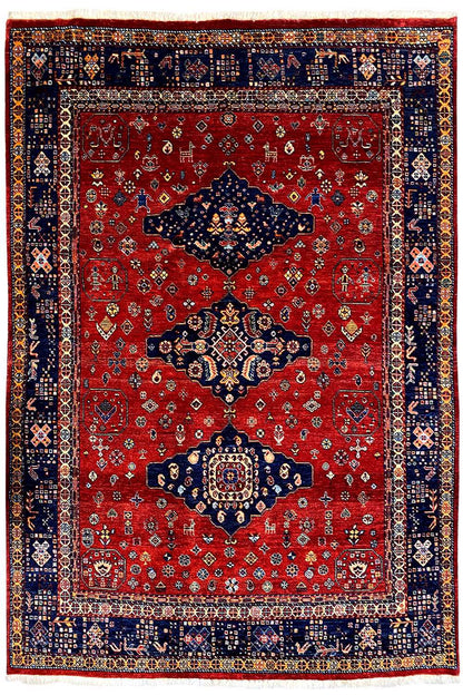  Qashqai Exklusiv 201614 - (188x130 cm) - Premium Teppich from German Carpet Shop - Just €1190! Shop now at German Carpet Shop