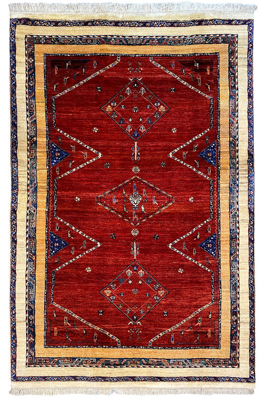  Qashqai Exklusiv 24030 - (200x135 cm) - Premium Teppich from German Carpet Shop - Just €2390! Shop now at German Carpet Shop