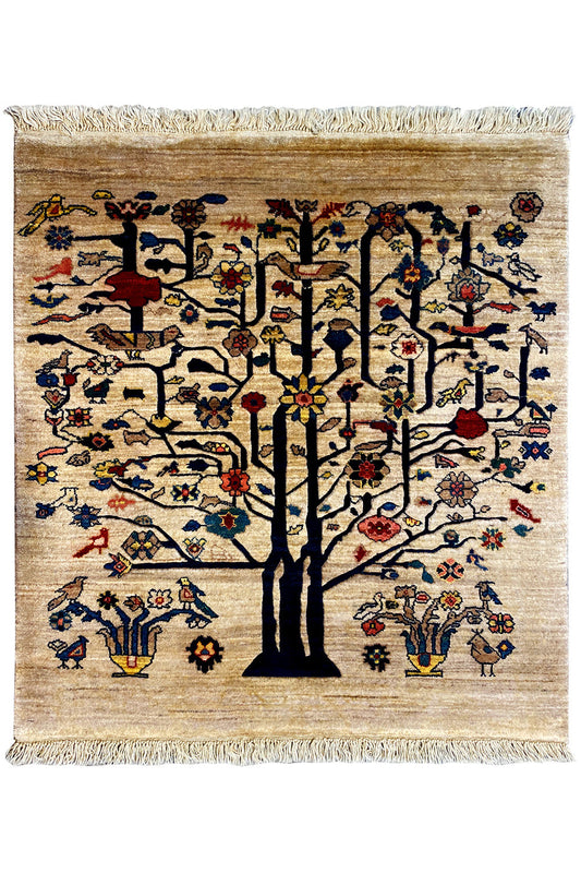 Qashqai Exklusiv 27623 - (95x94cm) - German Carpet Shop