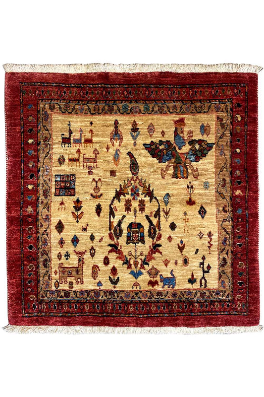 Qashqai Exklusiv (98x96cm) - German Carpet Shop