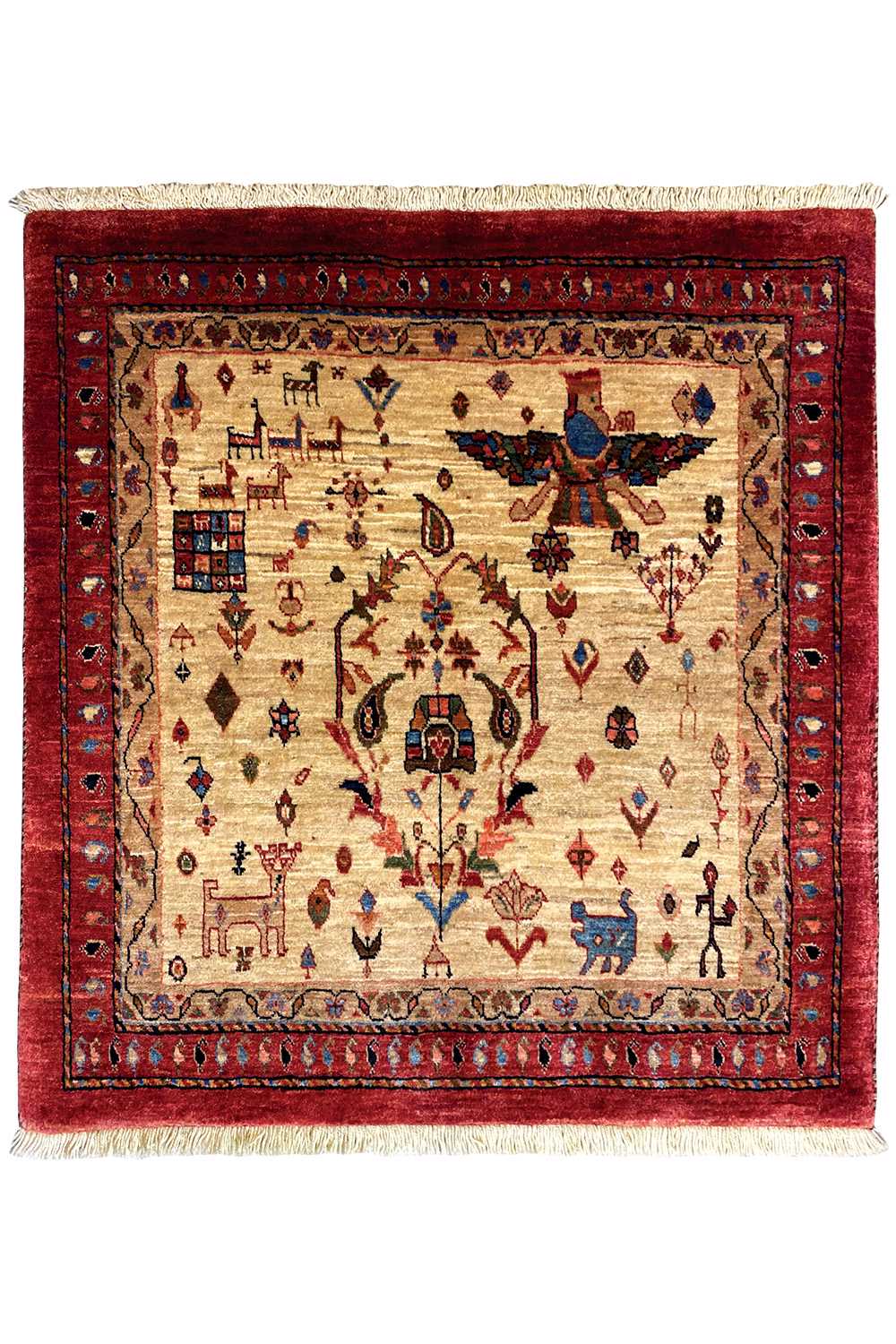 Qashqai Exklusiv (99x92cm) - German Carpet Shop