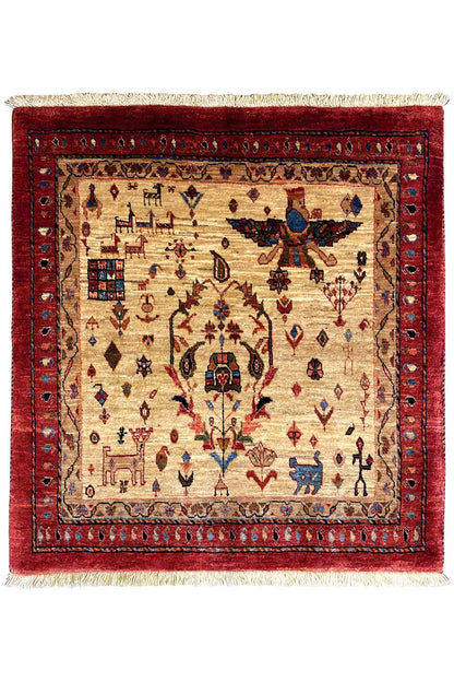 Qashqai Exklusiv (99x92cm) - German Carpet Shop