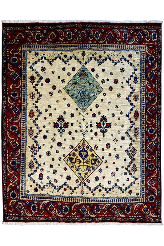 Qashqai Exklusiv 403983 - (184x147cm) - German Carpet Shop